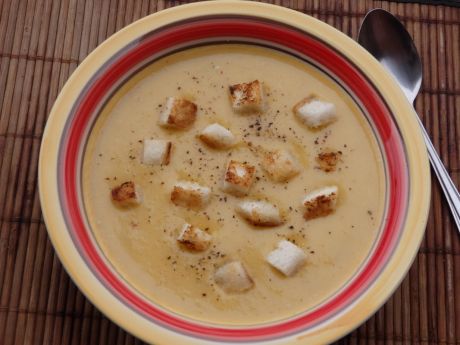 Przepis  kremowa zupa dyniowa z gorgonzolą przepis