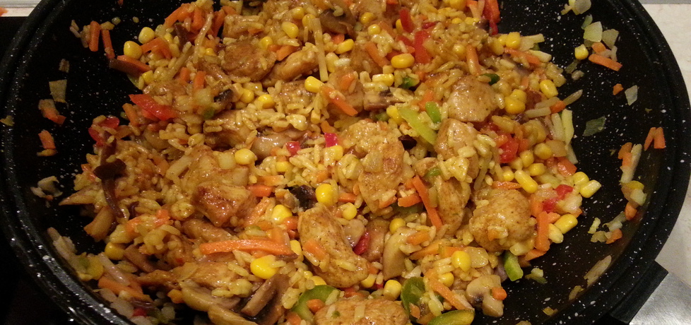 Kurczak z ryżem w curry z warzywami (autor: bertpvd ...