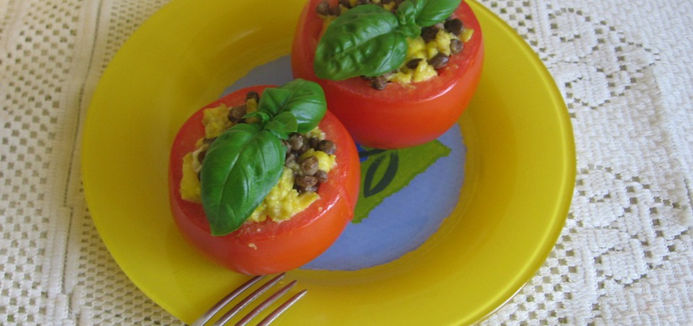 Pomidory faszerowane jajkiem i soczewicą (autor: ania321 ...