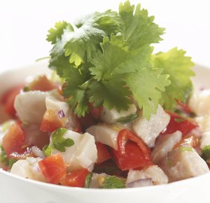 Sałatka rybna ceviche  prosty przepis i składniki