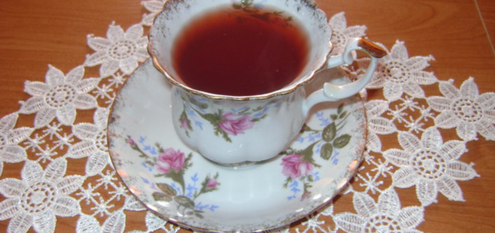 Herbata z malinami. (autor: izabelabella81)