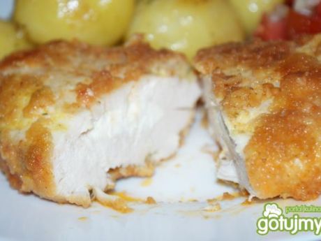 Przepis  pierś z kurczaka nadziewana serem feta przepis