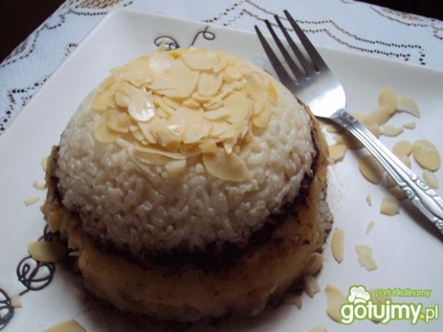 Przepis  deser jabłkowo- ryżowy przepis