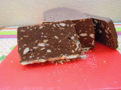 Blok czekoladowy z herbatnikami