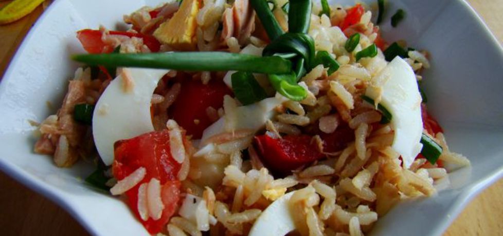 Sałatka z ryżu pełnoziarnistego (autor: iwa643)