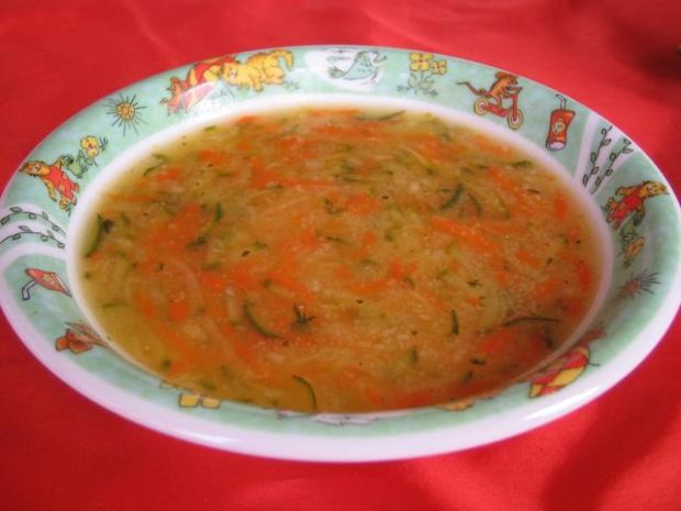 Przepis  zupa z warzywami i kasza manna przepis