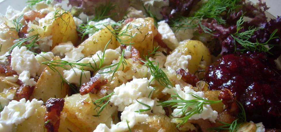 Ziemniaki na ciepło, z serem bałkańskim (autor: smacznapyza ...
