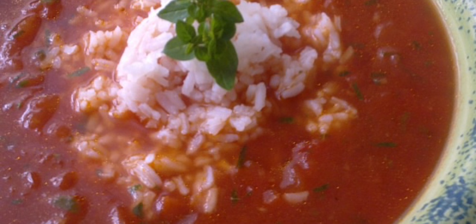 Pomidorowa z ryżem i ziołami (autor: smakowita)