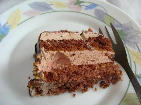Przepis  tort ponczowy z czekoladą przepis